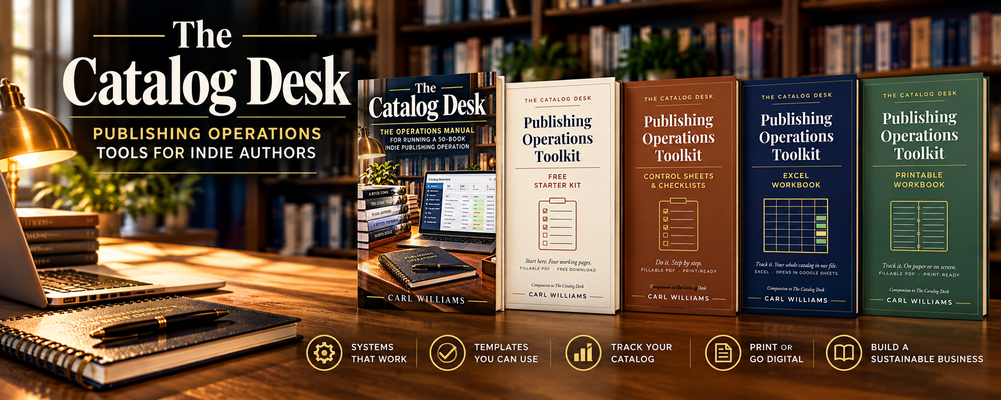 The Catalog Desk: publishing operations tools for indie authors